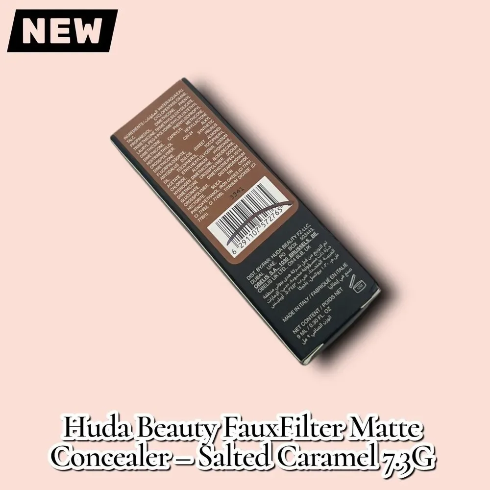 New NIB Huda Beauty FauxFilter Matte Concealer – Salted Caramel 7.3G - Picture 5 of 7